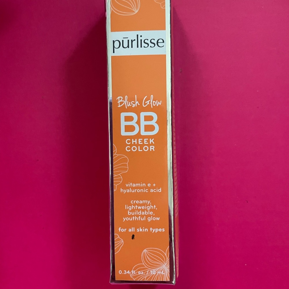 New purlisse blush glow bb cheek color in Malibu peach 0.34floz